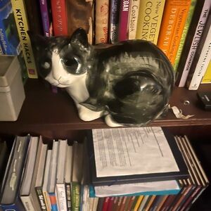 Life sized cat sculpture